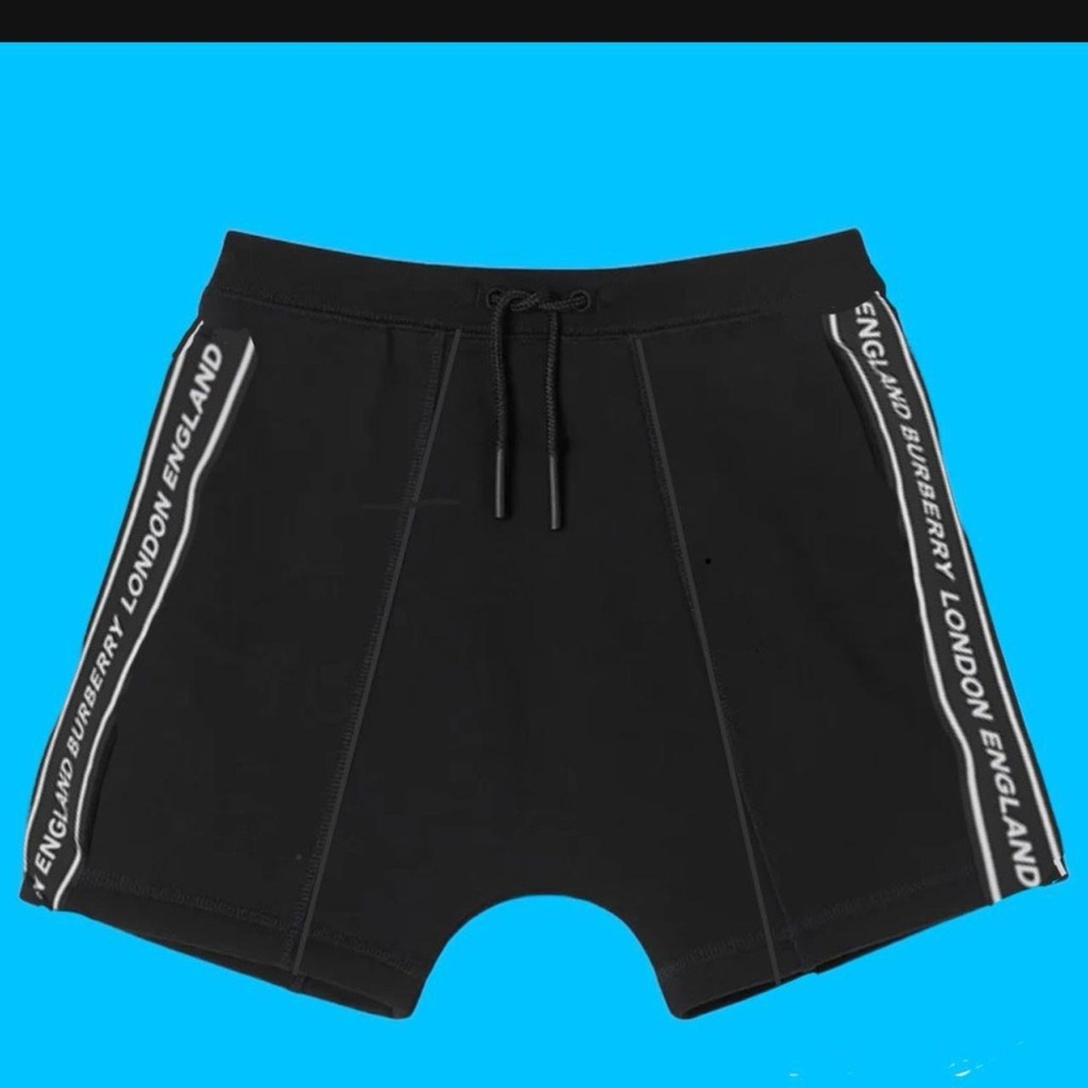 NWT Burberry Kids Shorts kb4 Lucian tape Logo Cotton Boys Girl Toddler baby Gift